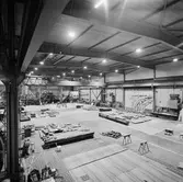 Int av plåt, svetsverkst, flakhallen o skrovhallen