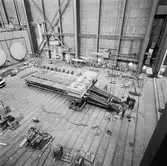 Sektioner till krigsbro i skrovhallen