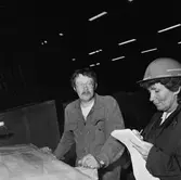 Personal i svetsverkst, plastv och el-maskinverkst.