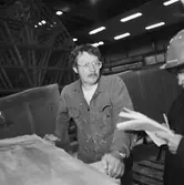 Personal i svetsverkst, plastv och el-maskinverkst.