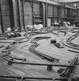 Arbetsbilder i plåt o svetsv. stålkonst. till nya knutpunkten i Hälsingborg