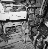 Torpedbåten Västerås int av maskinrum ombyggnad