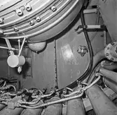 Int av sjöhunden (ubåt) maskinrummet