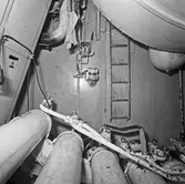 Int av sjöhunden (ubåt) maskinrummet