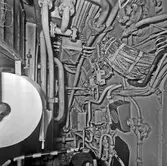 Int av sjöhunden (ubåt) maskinrummet