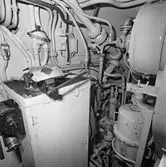 Int av sjöhunden (ubåt) maskinrummet
