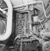 Int av sjöhunden (ubåt) maskinrummet