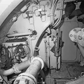 Int av sjöhunden (ubåt) maskinrummet