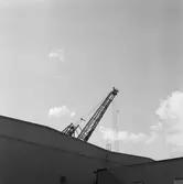 Målningsarbeten på 100 tons kranen