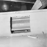 Rälsen till svetsmaskinen i brännhuset