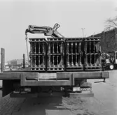 Provbelastning av lanserbalkar till krigsbro