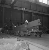 Provbelastning av lanserbalkar till krigsbro