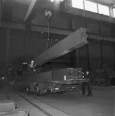 Provbelastning av lanserbalkar till krigsbro