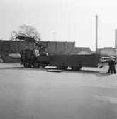 Provbelastning av lanserbalkar till krigsbro