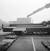 Provbelastning av lanserbalkar till krigsbro