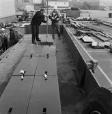 Provbelastning av lanserbalkar till krigsbro