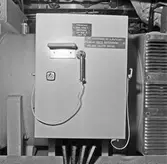 HTI panel och el kopplingslådor ombord på kkv typ Göteborg beskrivn.