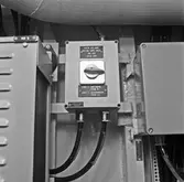 HTI panel och el kopplingslådor ombord på kkv typ Göteborg beskrivn.