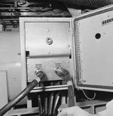 HTI panel och el kopplingslådor ombord på kkv typ Göteborg beskrivn.