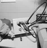 Testutrustning för tekniskt övervakningssystem televerkst.