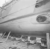 Botten på PTRB. Vidar i docka 4