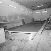 Ribbspantformen på bädden till Singapore fartyget