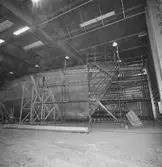 Singapore fartyget i plastverkst.