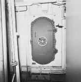 Ext o int av kaparen i skrovhallen