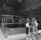 Ny svetsmaskin i plåtverkst.