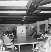 Besökande från ÖVM av gamla Mastkranen VD H. Hedman