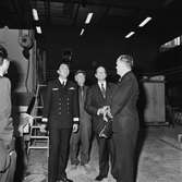 Ceremoni vid Nyb nr 435 Singaporeftg. NR1 i plastv.