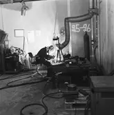 Svetsarb. plats i g:a gjuteriet