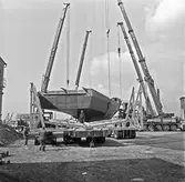 Vändning av skrov nr 2 till Singapore ftg.