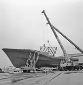 Vändning av skrov nr 2 till Singapore ftg.