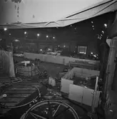 Översiktsbilder av ubåtstillverkningen i plåtverkst.