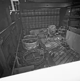 Lyft av sektion i plåtverkst.