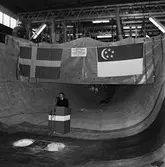 Kölläggningsceremoni på nyb 438 Singapore