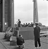 Sjösättning av Nyb 435 Singapor.