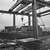 Sjösättning av Nyb 435 Singapor.