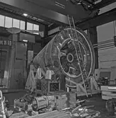 Akterstäv till Ubåten A19 i svarv maskinverkstan