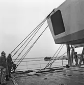 Lyft av Nyb 438 Singapore till transportbåt