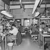 Personal på televerkst. arb. bilder