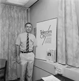 Tommy Melin med personal Tele avd.