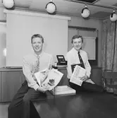 Tommy Melin med personal Tele avd.