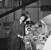 Arbetsbild från maskinverkst.