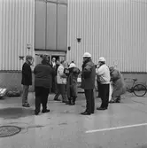 VD H. Hedman med besökande