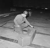 Arbetsbilder från kontoret maskinverkst och skrovhallen kv-nytt