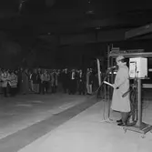 Invigning av ny svetsrobot till krigsbroar