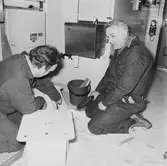 Arbetsbilder ombord på Nyb 435 Singapore kv-nytt