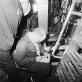 Arbetsbilder ombord på Nyb 435 Singapore kv-nytt